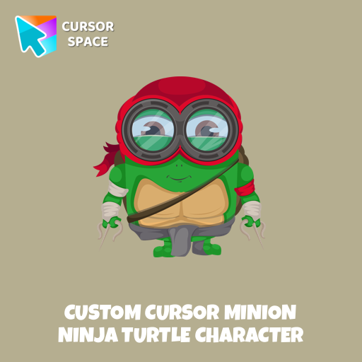 Custom Cursor Minion Ninja Turtle Character